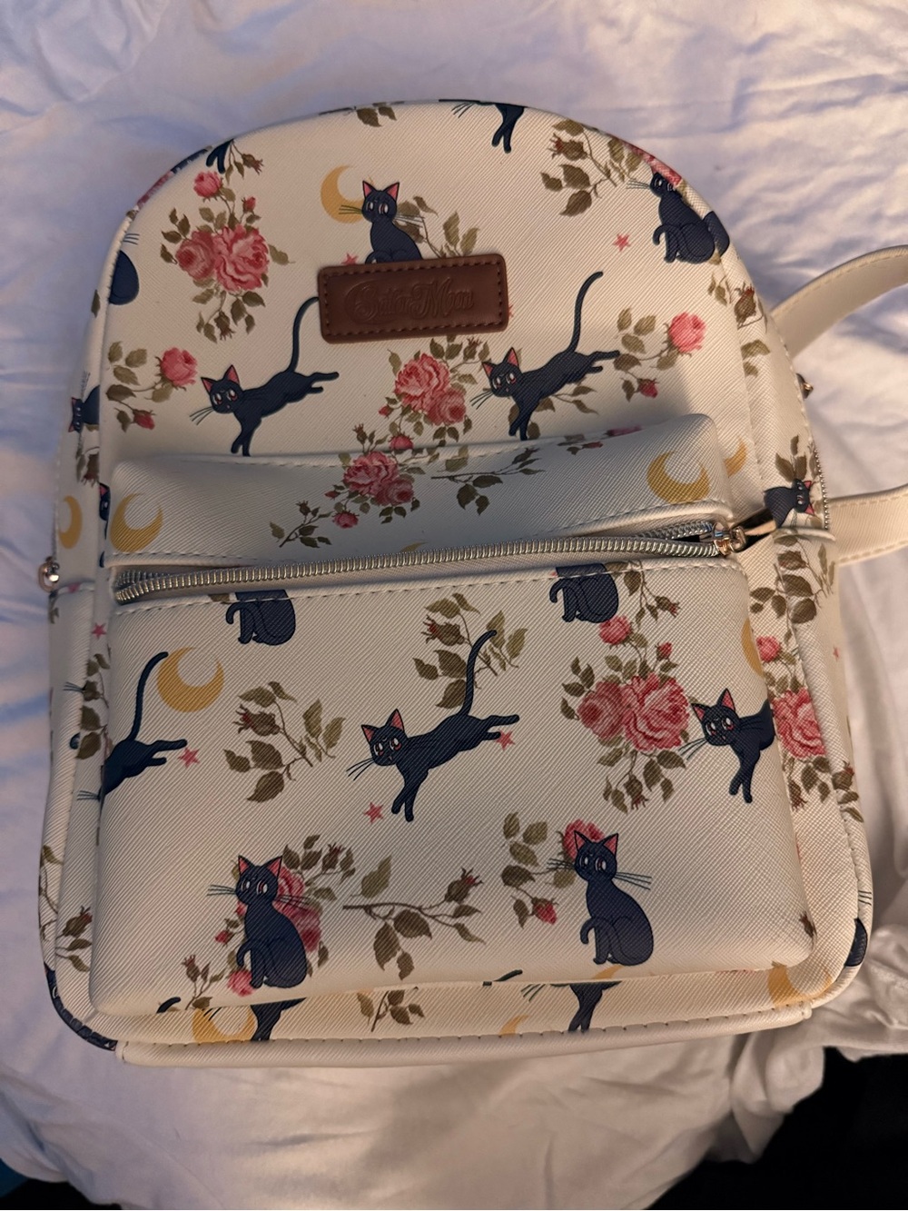 HTF Sailor Moon Luna and Roses Mini Backpack - Like New/Flawless Condition